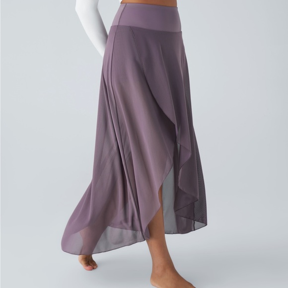 HALARA Lavender Asymmetrical Skirt - Picture 2 of 4